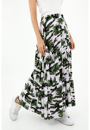 Falda Larga Para Mujer Tennis, Faldas Plano  Estampado