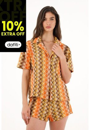 Tennis Camisa Tipo Bowling Manga Corta Para Mujer