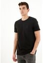 Camiseta Básica Negra Para Hombre de Tennis