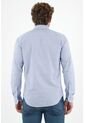 Tennis Camisa Azul Con Cuello Francés Para Hombre de Tennis