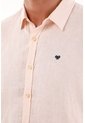 Camisa Rosada En Lino Para Hombre de Tennis