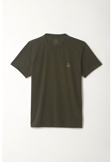 Tennis Camiseta Estampada Verde Para Hombre