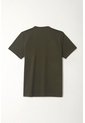 Tennis Camiseta Estampada Verde Para Hombre de Tennis