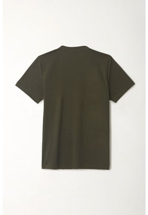 Tennis Camiseta Estampada Verde Para Hombre