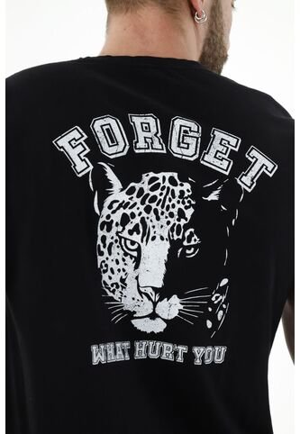 Tennis Camiseta Negra Manga Corta Para Hombre Tennis