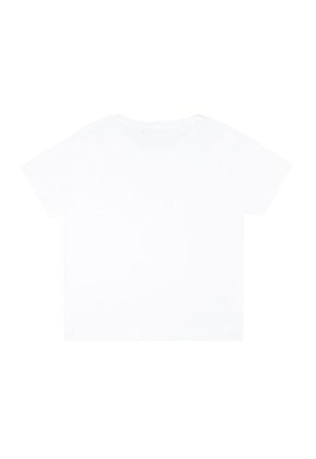 Tennis Camiseta De Cuello Redondo Blanca Para Mujer