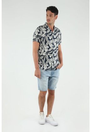 Bermuda Azul Claro Para Hombre