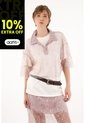 Tennis Camisa Morada Con Transparencia Y Lentejuelas Para Mujer de Tennis
