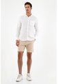 Tennis Camisa Manga Larga 100% Lino Para Hombre de Tennis