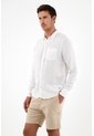Tennis Camisa Manga Larga 100% Lino Para Hombre de Tennis