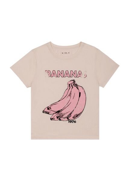 Tennis Camiseta Rosada Con Estampado Para Mujer