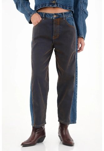 Tennis Jean Con Cortes Tipo Velvet Azul Para Mujer Tennis