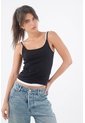 Tennis Camiseta Tipo Esqueleto En Tejido Liviano Negra Para Mujer de Tennis