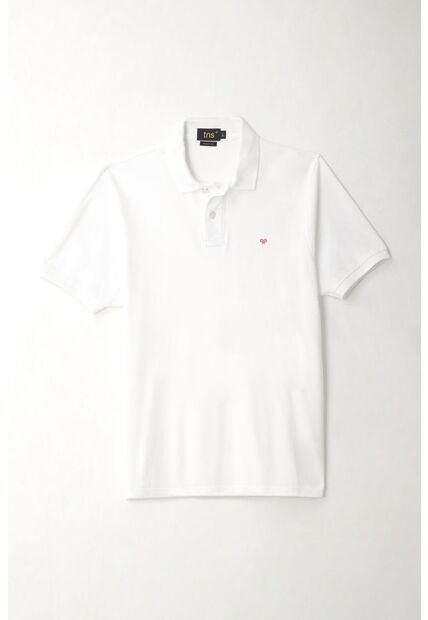 Tennis Polo Blanca Con Raqueta Multicolor Para Hombre