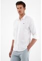 Tennis Camisa Blanca Manga Larga Para Hombre de Tennis