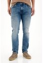 Tennis Jean Nudy Con Desgastes Localizados Azul De Ajuste Relajado Para Hombre de Tennis