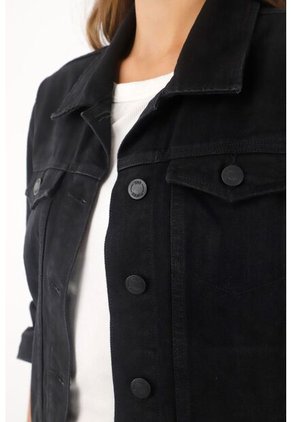 Tennis Chaqueta En Black Denim Para Mujer