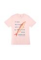 Camiseta Rosada Estampada En Frente Para Hombre de Tennis