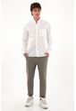Tennis Camisa De Botones Blanca Para Hombre de Tennis