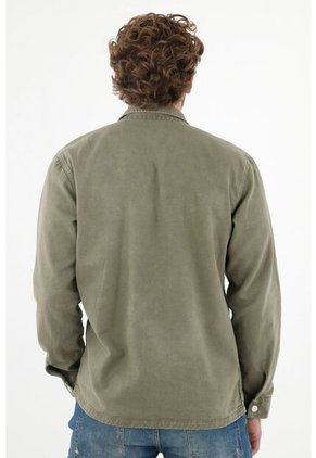 Chaqueta Verde Tipo Cazadora Para Hombre