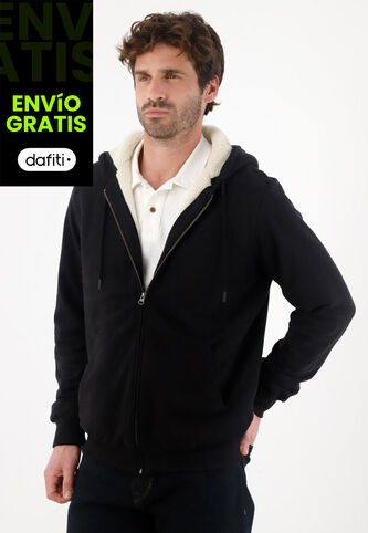 Tennis Buzo Clásico Negro Para Hombre Tennis