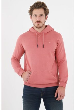 Buzo Rosado Tipo Hoodie Para Hombre