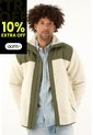 Tennis Chaqueta Verde De Cuello Alto Para Hombre de Tennis