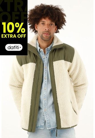 Tennis Chaqueta Verde De Cuello Alto Para Hombre Tennis