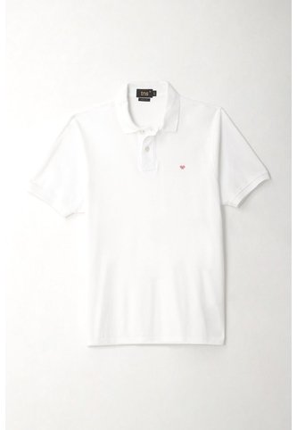 Tennis Polo Blanca Con Raqueta Multicolor Para Hombre Tennis