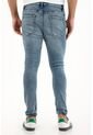 Tennis Jean Super Skinny Tono Medio Con Arrugas Para Hombre de Tennis