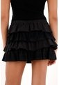 Tennis Falda Corta Negra Con Boleros Para Mujer de Tennis