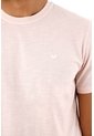 Camiseta Manga Corta Rosada Para Hombre de Tennis
