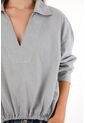 Tennis Camisa De Rayas Con Recogido En Ruedo Para Mujer de Tennis