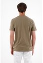 Camiseta Con Raqueta Estampada Café Para Hombre de Tennis