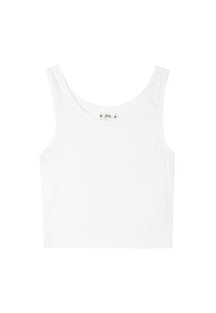 Tennis Camiseta Blanca Ajustada Para Mujer