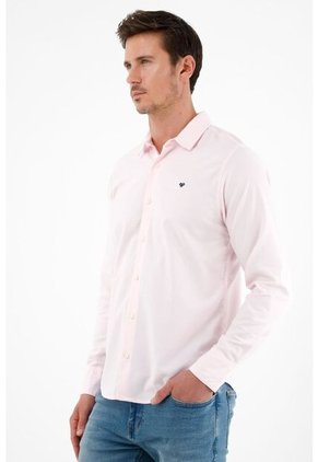 Camisa Rosada Manga Larga Para Hombre