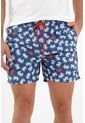 Pantaloneta De Baño Azul Estampada Para Hombre de Tennis