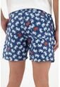 Pantaloneta De Baño Azul Estampada Para Hombre de Tennis