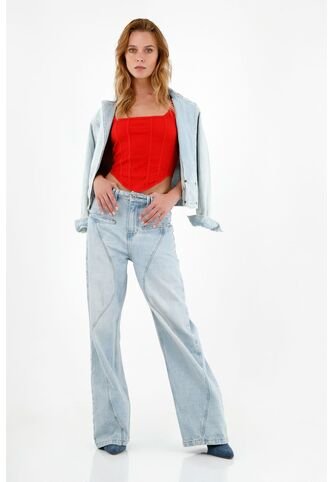 Tennis Chaqueta Azul Con Cuello De Solapa Para Mujer Tennis