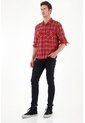 Tennis Camisa Tipo Leñadora Roja Para Hombre de Tennis