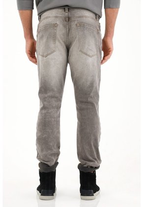 Tennis Jean Skinny Black Denim Para Hombre