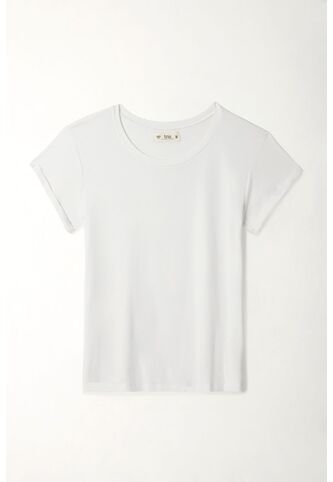 Tennis Camiseta Manga Corta Blanca Para Mujer Tennis