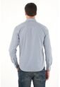 Tennis Camisa Azul Manga Larga Con Diseño A Rayas Para Hombre de Tennis