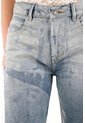 Tennis Jean Wide Leg Tiro Alto Con Lavado Degradé Para Mujer de Tennis