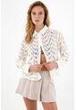 Tennis Camisa Crudo Tejida Para Mujer de Tennis