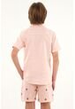 Camisa Tipo Bowling Rosada Con Bordado De Veleros Para Niño de Tennis