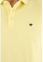 Tennis Polo Amarilla  Lycra-Algodón Para Hombre de Tennis