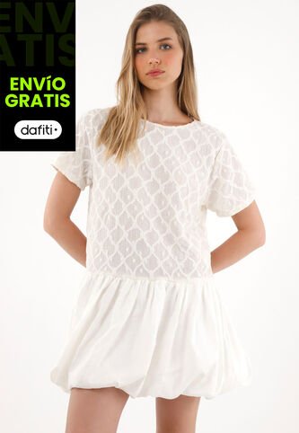 Tennis Vestido Corto Con Falda Abombachada Para Mujer Tennis