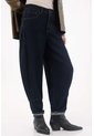 Tennis Jean Slouchy Con Prense Decorativo Azul Para Mujer de Tennis