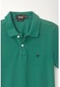 Polo Cuello Tejido Verde Para Niño de Tennis